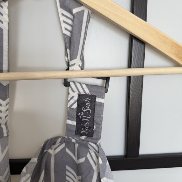 Kids N Such Baby Nursing Cover with Sewn in Burp Cloth Breastfeeding Gray - Picture 2 of 12